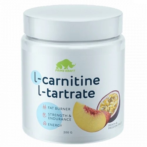 L-Carnitine Tartrate, 200g (Персик-Маракуйя)