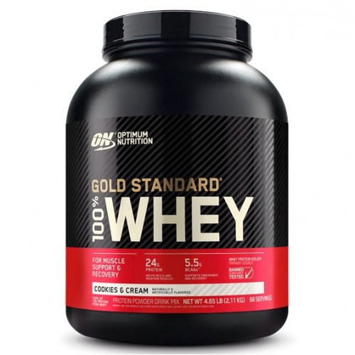 100% Whey Gold Standard, 2.11kg (Cookies & Cream)