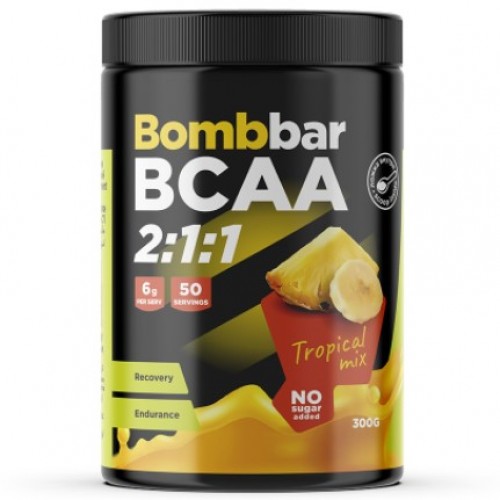 BCAA 2:1:1, 300g (Тропический микс)