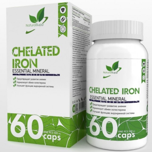 CHELATED IRON (ЖЕЛЕЗО), 60caps