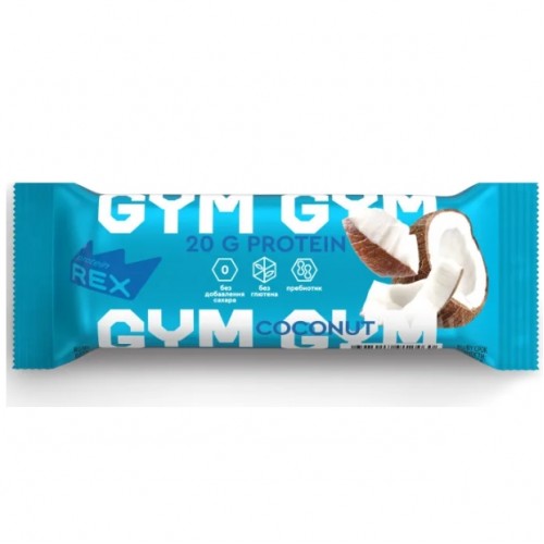 Протеиновые батончики GYM, 60г (Кокос)