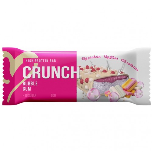 CRUNCH BAR BUBBLE GUM, 60g