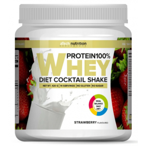 Whey Protein, 420г (Клубника)