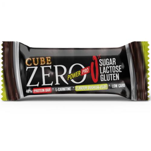 Батончик ZERO CUBE, 40% белка без сахара «Дюшес», 50г
