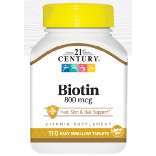 Biotin, 800 mcg, 110 tabs