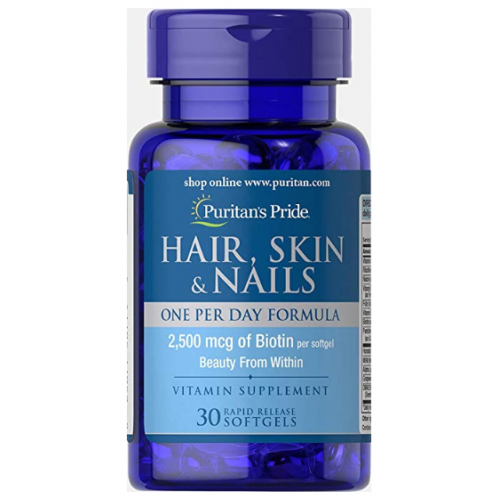Hair, Skin & Nails One Per Day Formula, 30 Softgels