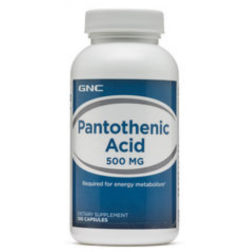 PANTOTHENIC ACID 500 MG, 100 caps