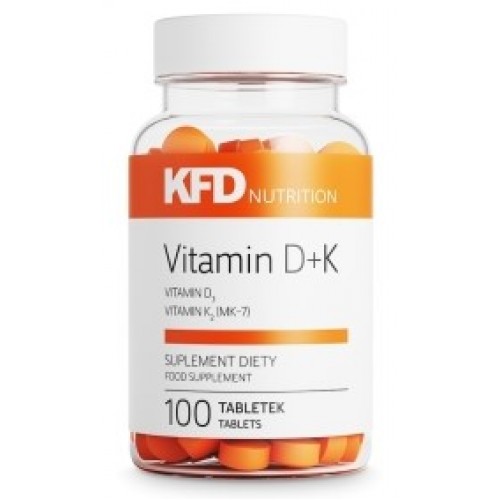 Vitamin D3+K2 (MK-7), 100 tabs