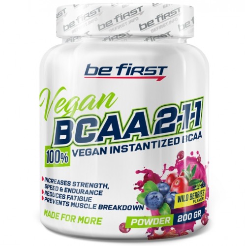 BCAA 2:1:1 Vegan, 200g (Лесные ягоды)