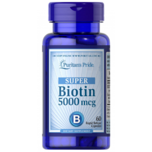 Biotin 5000, 60 caps