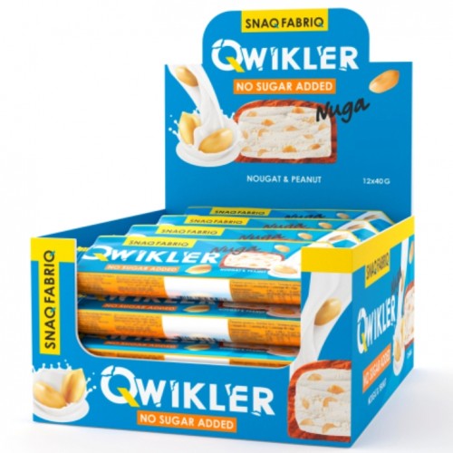 QWIKLER, 40г (Нуга с арахисом)