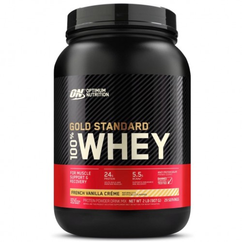 100% Whey Gold Standard, 907g (French Vanilla Creme)