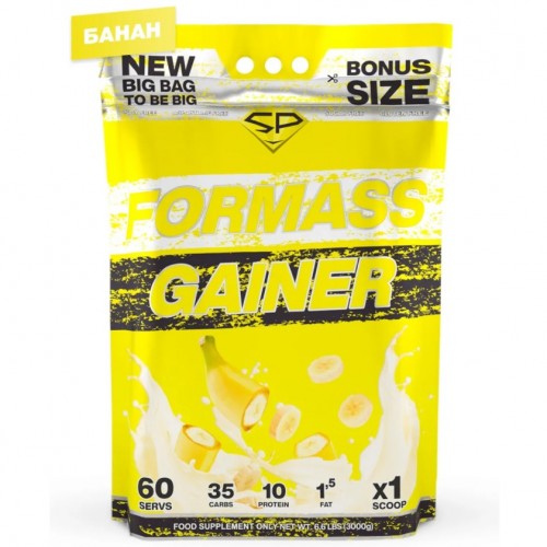 FOR MASS GAINER, 3000g (Банан)