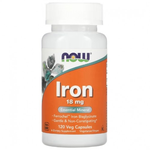 Iron 18mg Ferrochel, 120 vcaps
