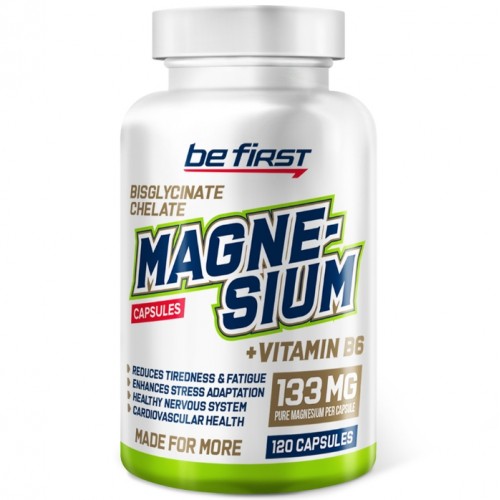 Magnesium Chelate + B6, 120 caps
