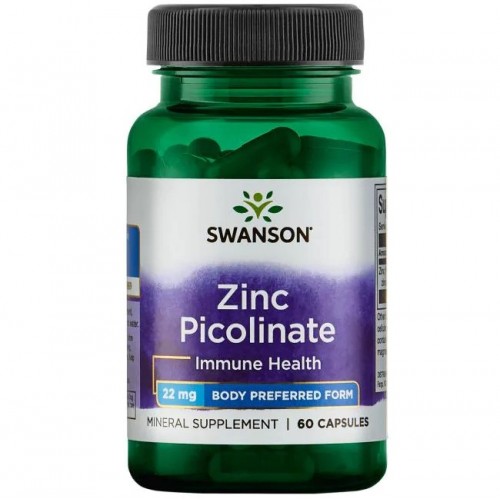 Zinc Picolinate 22 mg,  60 caps
