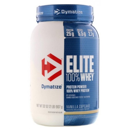 Elite 100% Whey, 907g (Gourmet Vanilla)