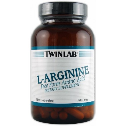 ARGININE 500MG, 100 caps