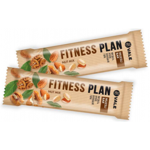 Fitness Plan Muesli Bar, 30g Nut Mix