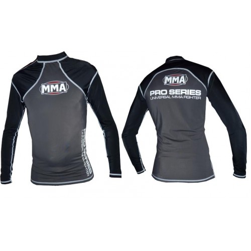 RashGuard COMBAT GREY, MMA-010
