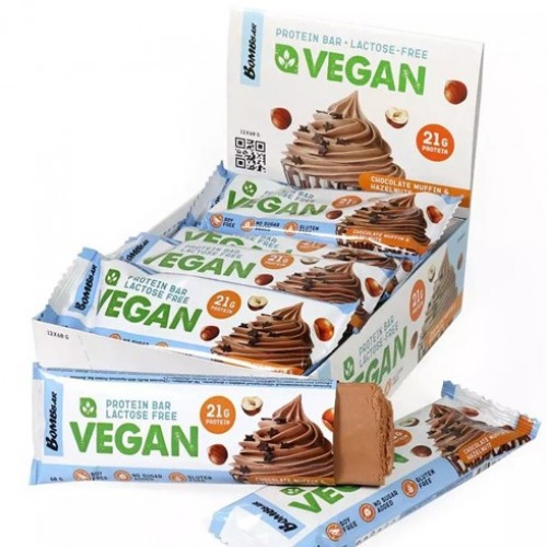 Protein Bar VEGAN, 60g (Шоколадный маффин с фундуком)
