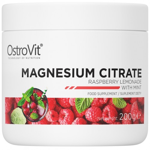 Magnesium Citrate, 200g (Малиновый лимонад с мятой)