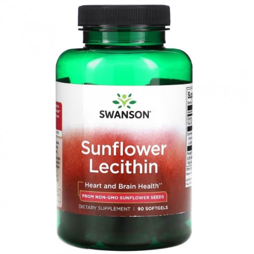 Sunflower Lecithin 1200, 90 softgels
