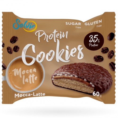 Печенье “Mocca-Latte”, глазированное молочным шоколадом, 60г