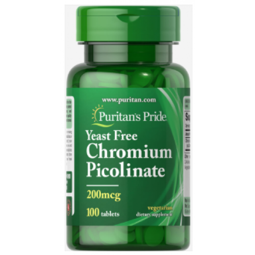 Chromium Picolinate 200 mcg, 100 tabs