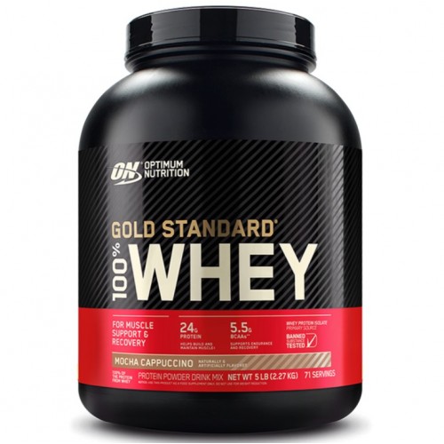 100% Whey Gold Standard, 2.27kg (Mocha Cappuccino)