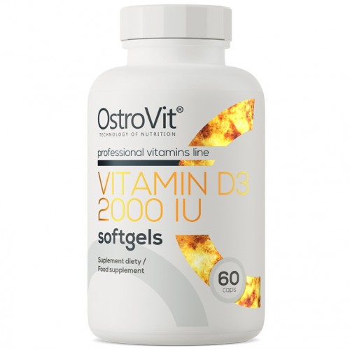 Vitamin D3 2000 IU, 60 softgels