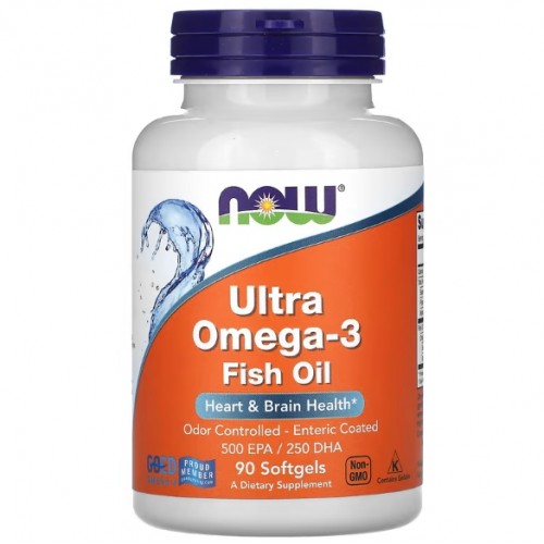 Ultra Omega-3 Fish Oil, 90 softgels