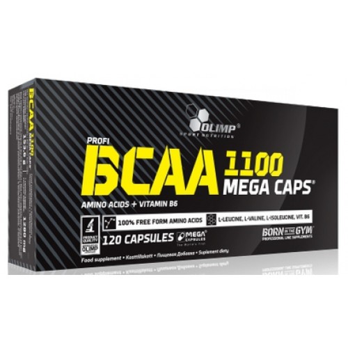 BCAA mega caps 1100, 120caps