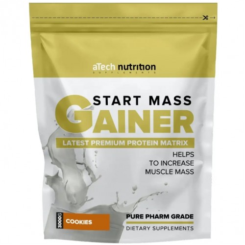 Gainer Start Mass, 3000г (Печенье)