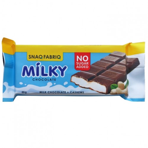 Snaq Fabriq Молочный шоколад с молочно-ореховой пастой, 55г
