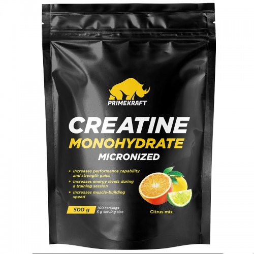 Creatine Monohydrate, 500g (Цитрусовый микс)