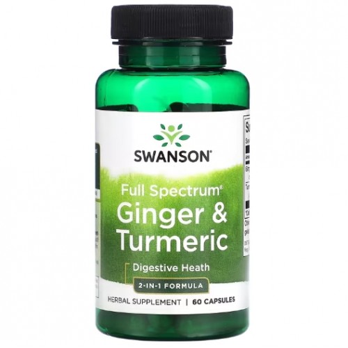 Ginger & Turmeric, 60 caps