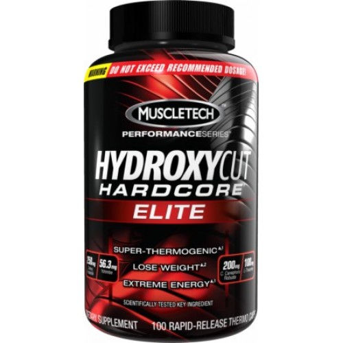 Hydroxycut Hardcore Elite Yohimbe , 100 caps