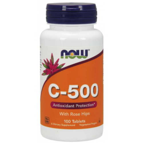 Vitamin C-500 With Rose Hips, 100 tabs