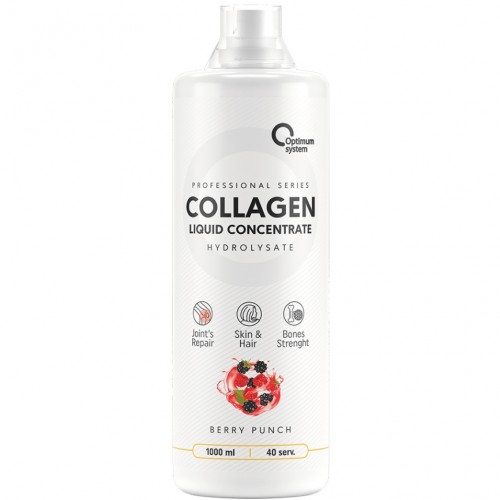 Collagen Concentrate Liquid, 1000 ml (Ягодный пунш)