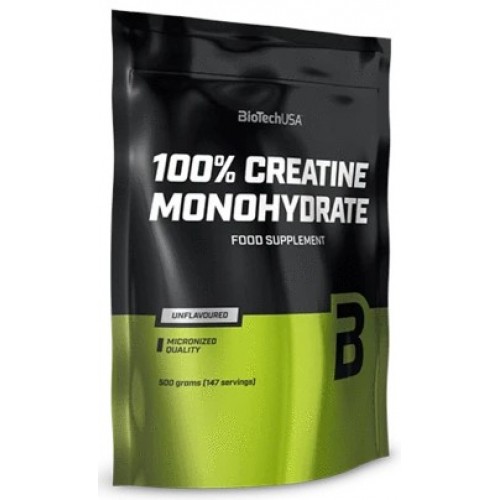 100% Creatine Monohydrate, 500g (пакет)
