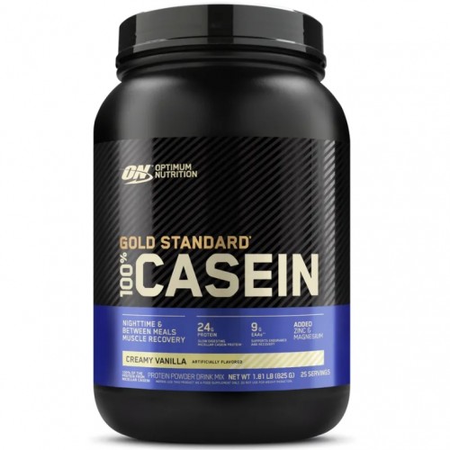 100% Casein Gold Standard, 825g (Ванильный крем)