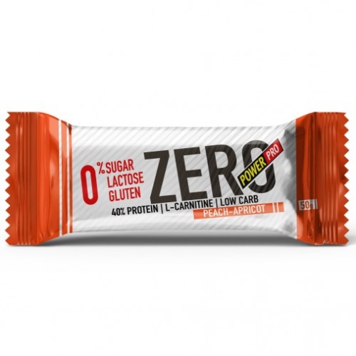 БАТОНЧИКИ ZERO FEMINE, 40% БЕЛКА БЕЗ САХАРА «ПЕРСИК-АБРИКОС», 50г