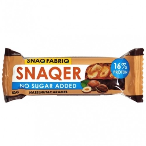 SNAQER, 50g (Фундук и карамель)
