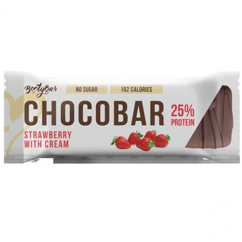 Chocobar Батончик глазированный (Клубника со сливками), 40г