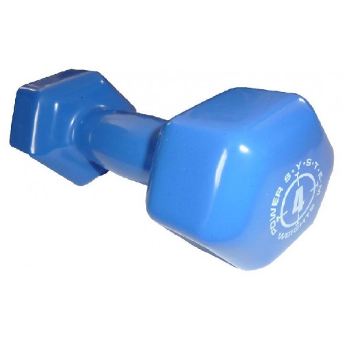 Гантель обрезиненная (4kg), PS-4027