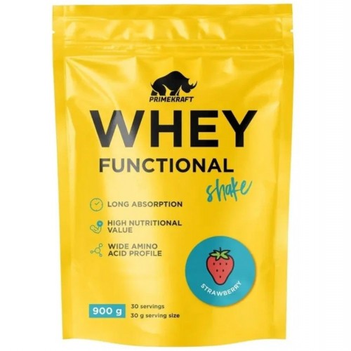 Whey Functional Shake, 900g (Клубника)