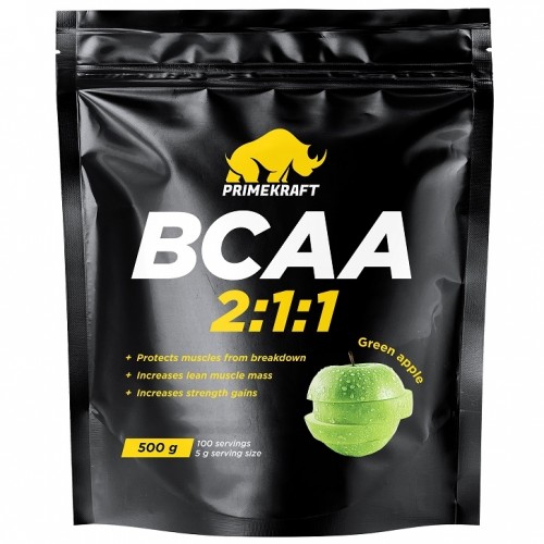 BCAA 2:1:1, 500g (Яблоко)