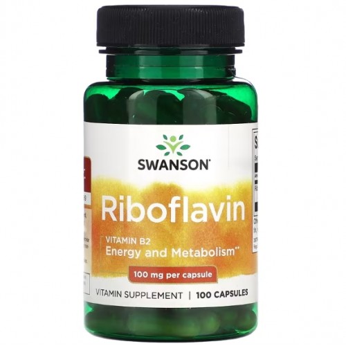 Riboflavin (B2) 100, 100 caps