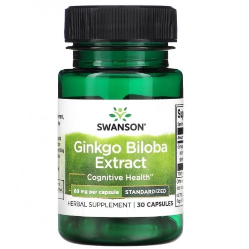 Ginkgo Biloba Extract, 30 caps